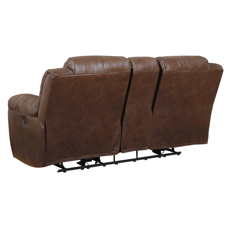  Signature Design by Ashley Stoneland 3990496C Double Reclining Power Loveseat with Console IMAGE 3