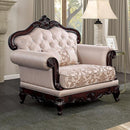 Furniture of America Veracruz FM65002BR-CH Loveseat IMAGE 1