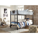 Signature Design by Ashley Dinsmore B106B9 Twin over Twin Bunk Bed and 2 Mattresses IMAGE 2