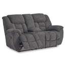 Signature Design by Ashley Foreside 3810494C Double Reclining Loveseat with Console IMAGE 2