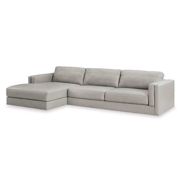 Signature Design by Ashley Amiata 57404S1C 2 pc Sectional with Chaise IMAGE 1