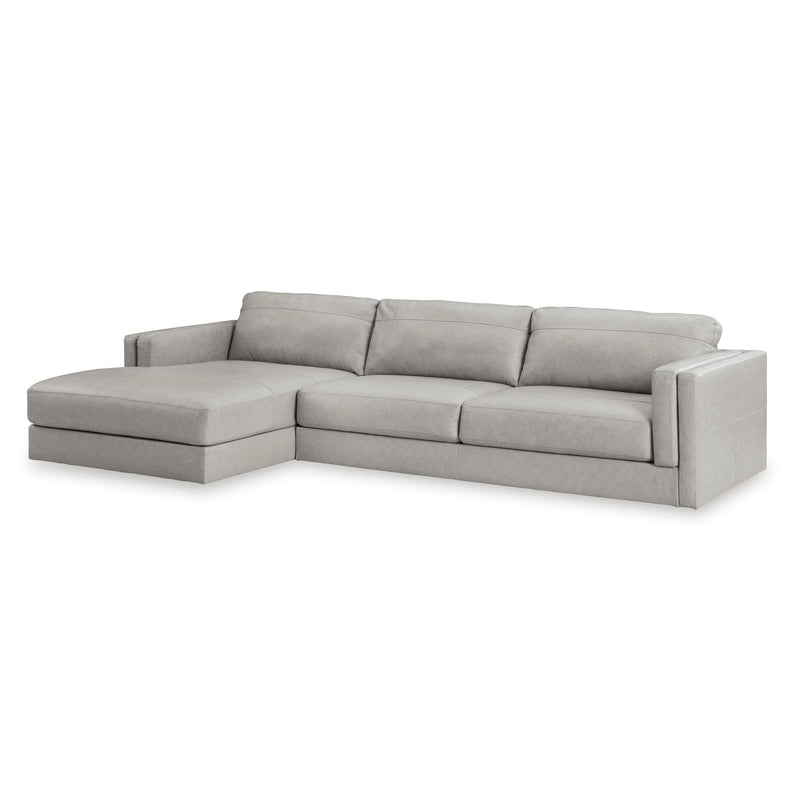 Signature Design by Ashley Amiata 57404S1C 2 pc Sectional with Chaise IMAGE 1