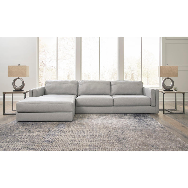 Signature Design by Ashley Amiata 57404S1C 2 pc Sectional with Chaise IMAGE 4