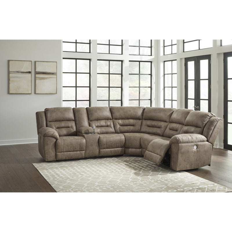 Signature Design by Ashley Ravenel 83106S1C 3 pc Power Reclining Sectional IMAGE 3