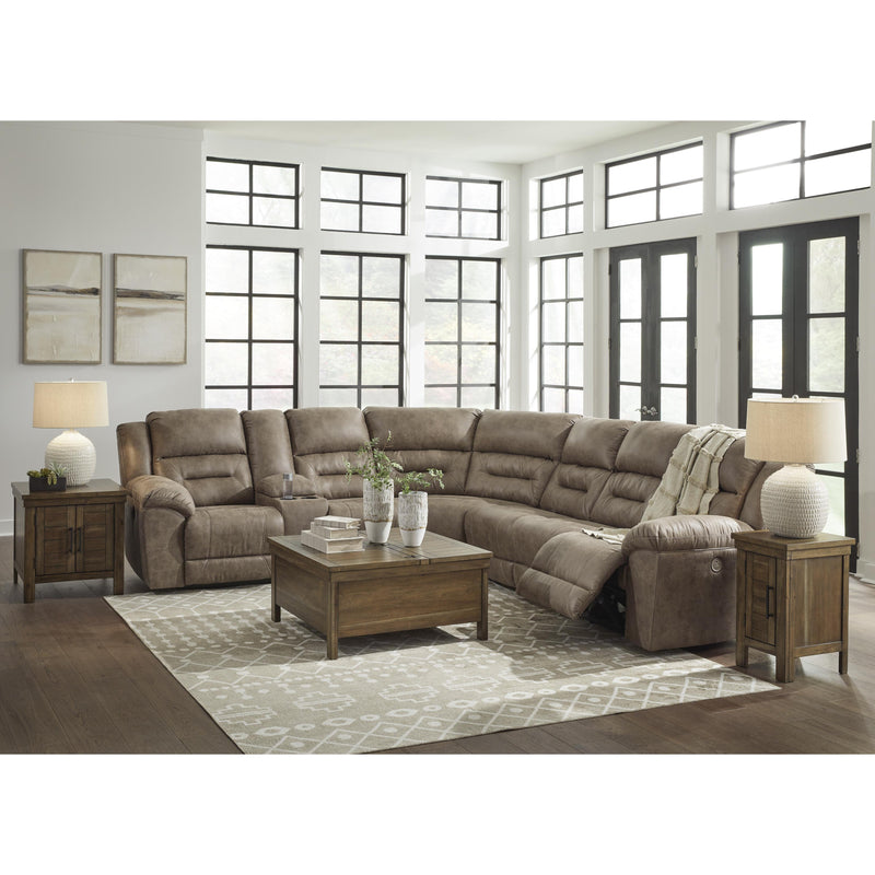 Signature Design by Ashley Ravenel 83106S3C 4 pc Power Reclining Sectional IMAGE 4