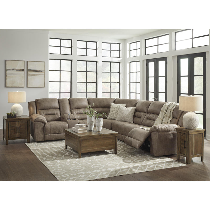 Signature Design by Ashley Ravenel 83106S3C 4 pc Power Reclining Sectional IMAGE 5