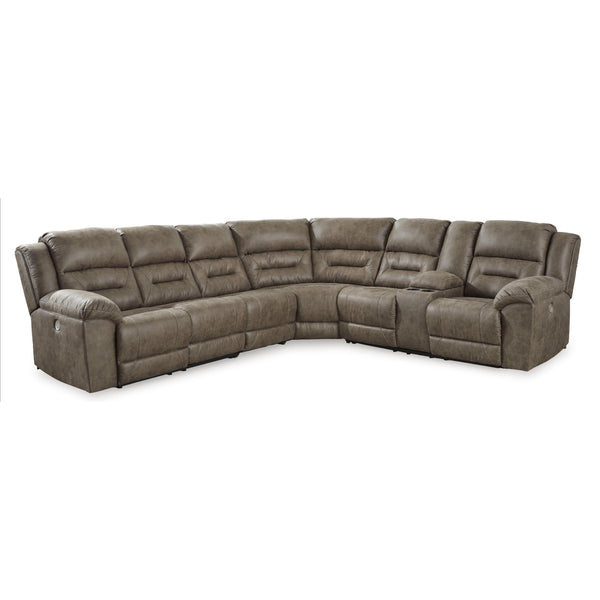 Signature Design by Ashley Ravenel 83106S4C 4 pc Power Reclining Sectional IMAGE 1