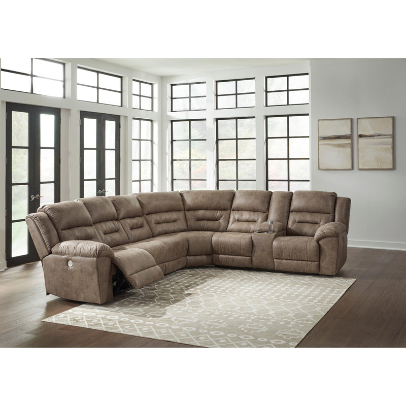 Signature Design by Ashley Ravenel 83106S4C 4 pc Power Reclining Sectional IMAGE 3