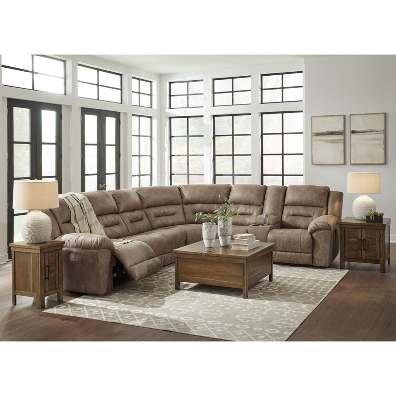 Signature Design by Ashley Ravenel 83106S4C 4 pc Power Reclining Sectional IMAGE 4