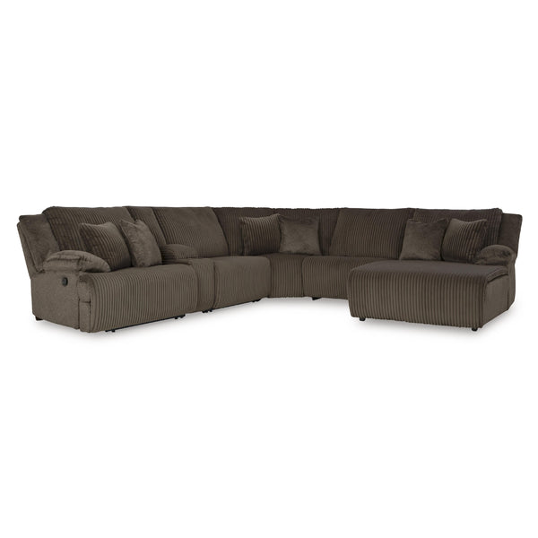Signature Design by Ashley Top Tier 92705S1C 6 pc Reclining Sectional with Chaise IMAGE 1