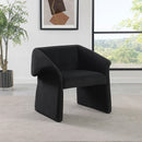 Coaster Furniture Ramsey 907524 Upholstered Sloped Arm Accent Chair - Black IMAGE 2