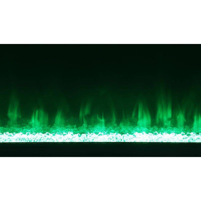 Coaster Furniture Vallerie 710023 71" TV Stand with Visual Flame Box - White IMAGE 9