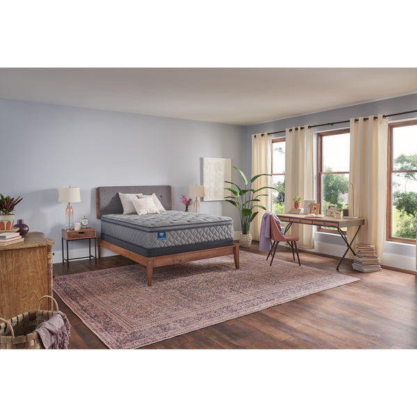 Sealy Opal House Soft Euro Pillow Top Mattress (King) IMAGE 1