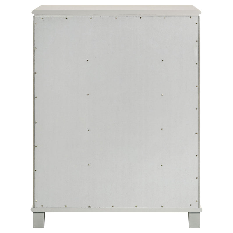 Coaster Furniture Olivia 224955 5-Drawer Bedroom Chest of Drawers - Pearl White IMAGE 7