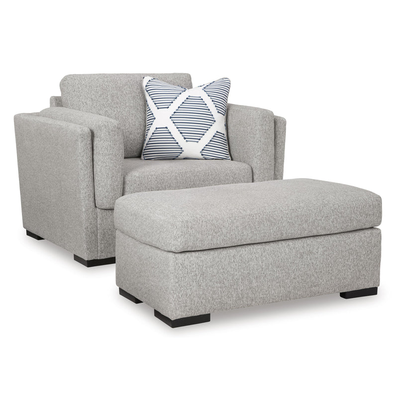 Benchcraft Evansley 54503U1 Oversized Chair and Ottoman IMAGE 1
