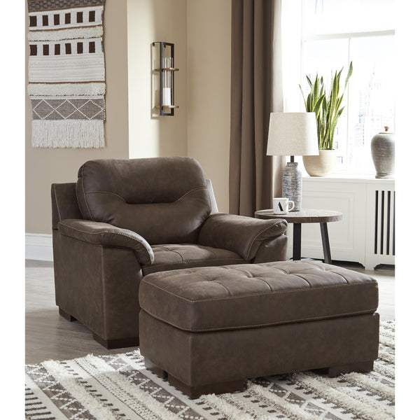 Signature Design by Ashley Maderla 62002U2 Chair and Ottoman IMAGE 1