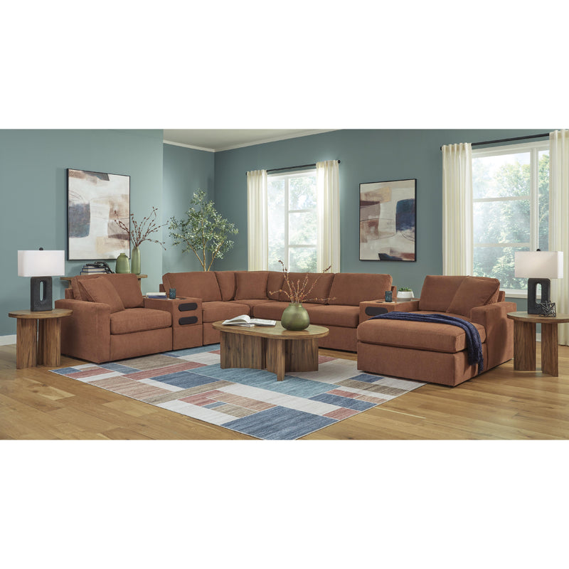 Signature Design by Ashley Modmax 92102S48 8 pc Sectional with Chaise and Audio Consoles IMAGE 3