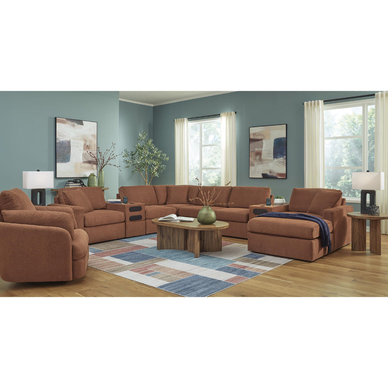 Signature Design by Ashley Modmax 92102S48 8 pc Sectional with Chaise and Audio Consoles IMAGE 4