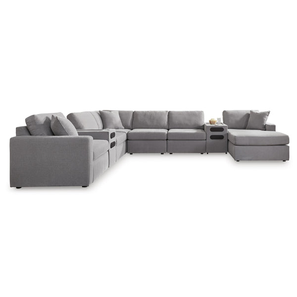 Signature Design by Ashley Modmax 92104S48 8 pc Sectional with Audio System and Chaise IMAGE 1