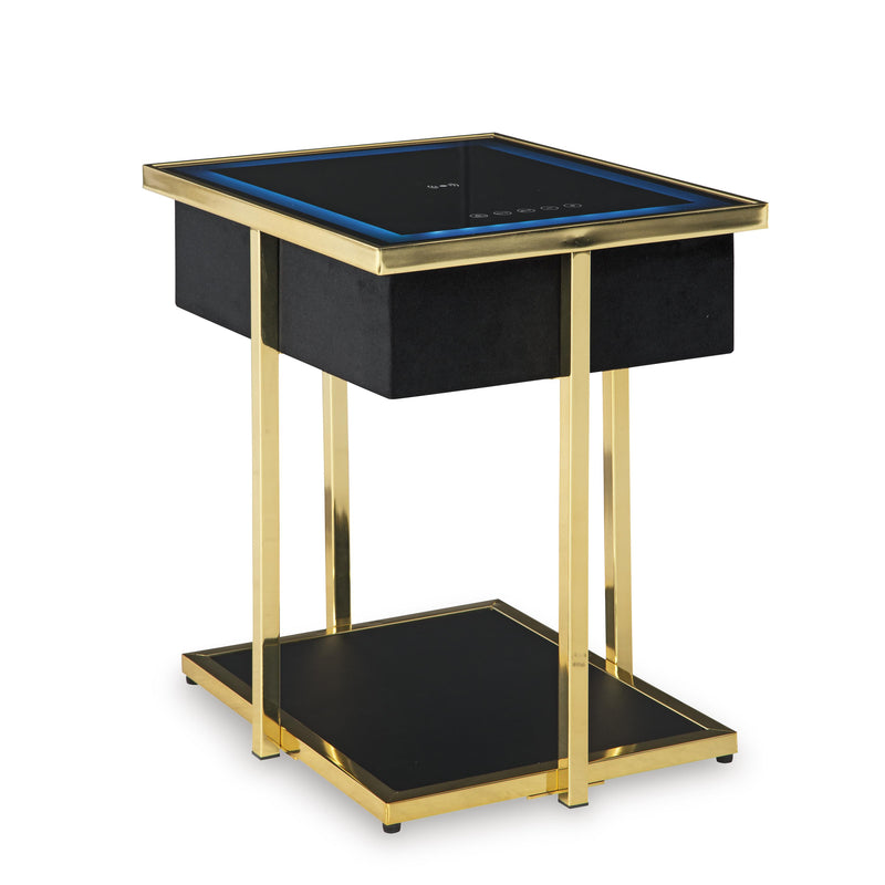 Signature Design by Ashley Rexwell A4000681 Accent Table with Speaker IMAGE 1