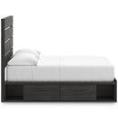 Signature Design by Ashley Hollivern B2108B16 Full Panel Bed with Storage IMAGE 4