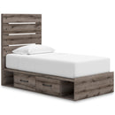 Signature Design by Ashley Graystorm B2405B19 Twin Panel Bed with Storage IMAGE 1