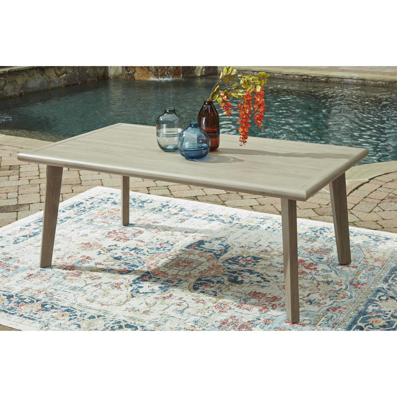 Signature Design by Ashley Cliff Trails PCP690-625 Rectangular Dining Table with Umbrella Option IMAGE 4