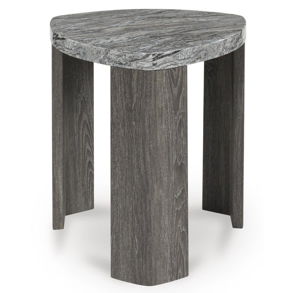 Signature Design by Ashley Surmour T600-6 Triangle End Table IMAGE 1