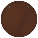 Coaster Furniture Dexter 961463 40 x 40 Inch Round Reeding Frame Wall Mirror - Brown IMAGE 4