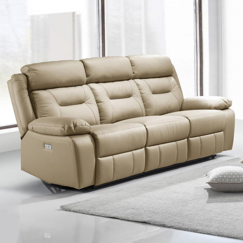 IFDC Power Reclining Leather Match Sofa IF 8111 - S IMAGE 1