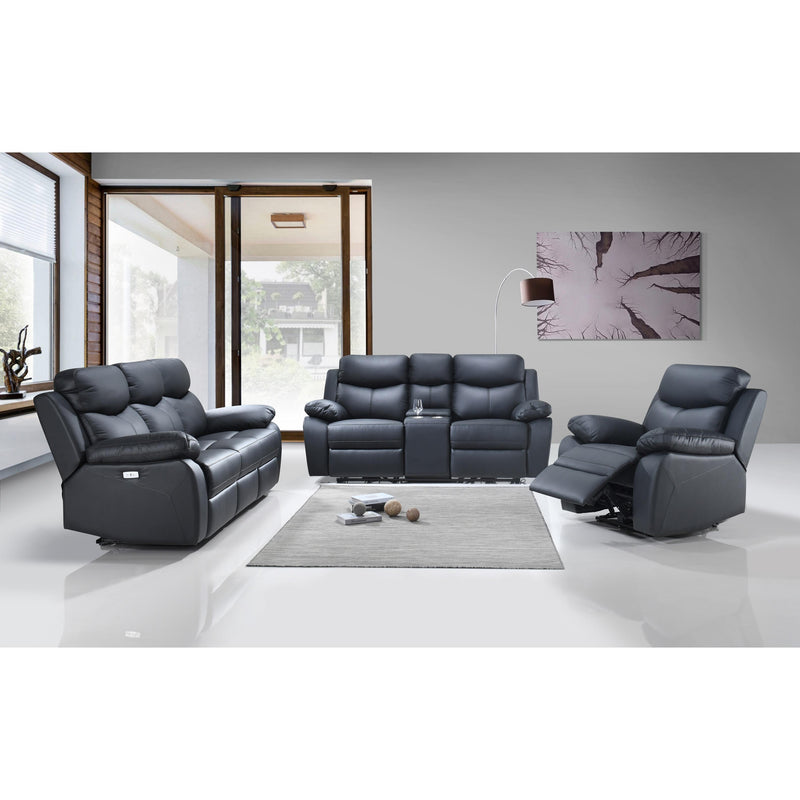 IFDC Power Leather Match Recliner IF 8120 - C IMAGE 2