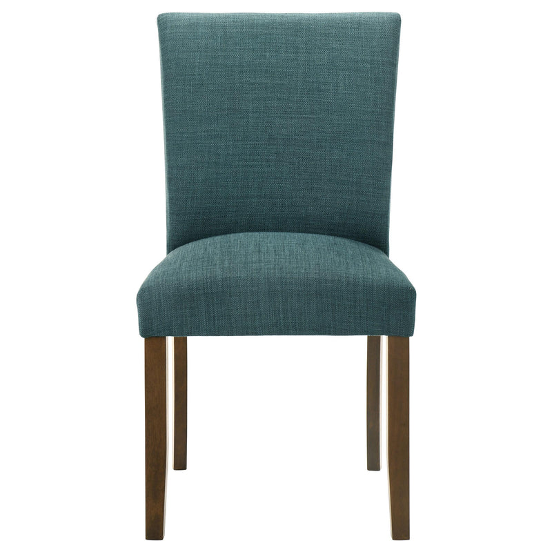 Coaster Furniture Cantley 106377 pholstered Dining Side Chair - Teal Blue IMAGE 3