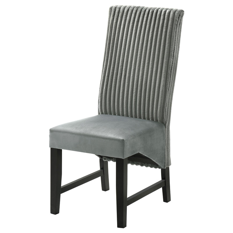 Coaster Furniture Barrand 106389 Upholstered Dining Side Chair - Grey IMAGE 4