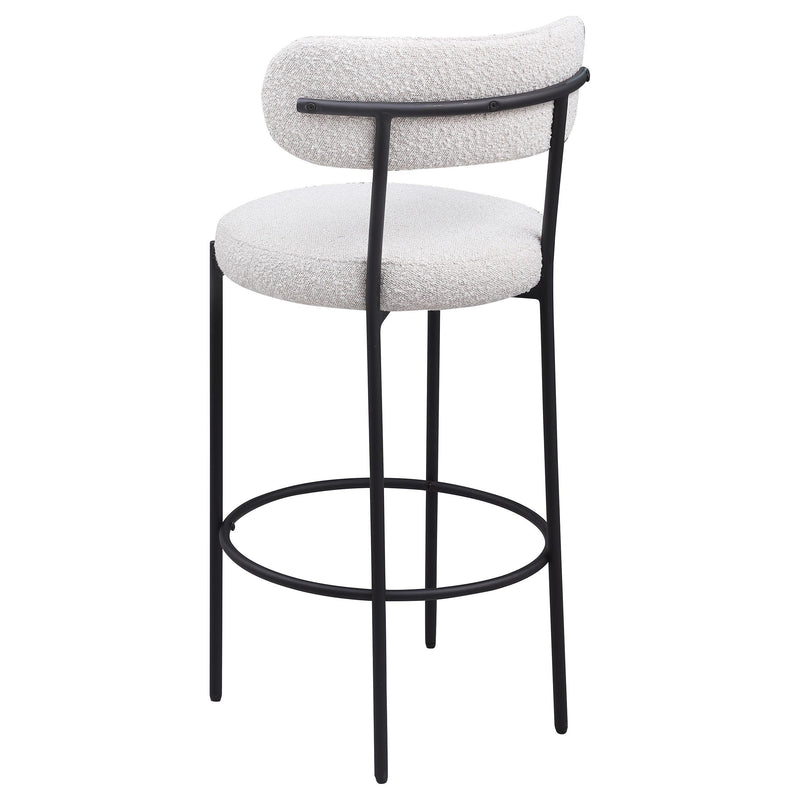 Coaster Furniture Viola 108189 Boucle Upholstered Bar Chair - Cream IMAGE 6