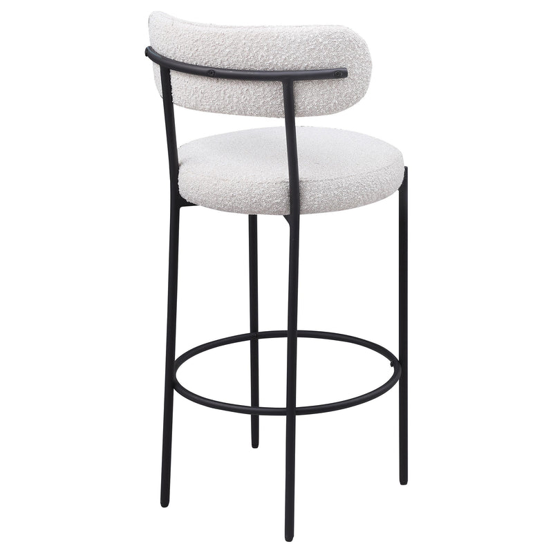 Coaster Furniture Viola 108189 Boucle Upholstered Bar Chair - Cream IMAGE 7