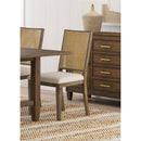 Coaster Furniture Matisse 108312 Woven Rattan Back Dining Side Chair - Brown IMAGE 2