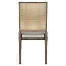 Coaster Furniture Matisse 108312 Woven Rattan Back Dining Side Chair - Brown IMAGE 7