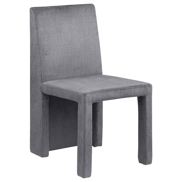 Coaster Furniture Tordera 108512 Velvet Upholstered Dining Side Chair - Grey IMAGE 1