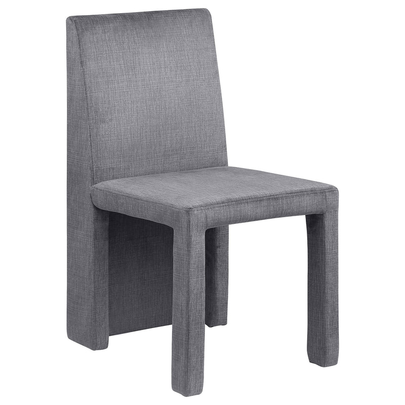 Coaster Furniture Tordera 108512 Velvet Upholstered Dining Side Chair - Grey IMAGE 1