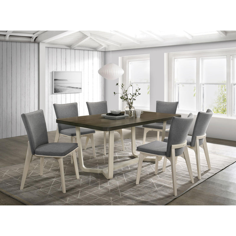 Coaster Furniture Biloxi 108681 71-inch Rectangular Wood Dining Table - Greyish Brown IMAGE 7
