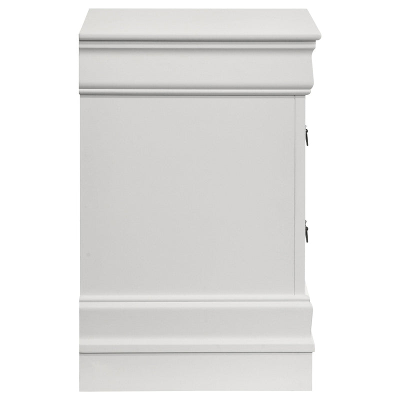 Coaster Furniture Louis Philippe 202442 2-Drawer Nightstand Bedside Table - White IMAGE 9