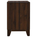 Coaster Furniture Welsley 223442 2-Drawer Nightstand Bedside Table - Walnut IMAGE 9