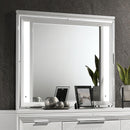 Coaster Furniture Marmore 224964 LED Dresser Mirror - White IMAGE 2