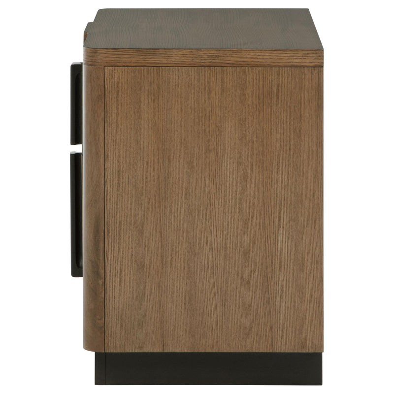 Coaster Furniture Terrace 224902 2-Drawer Nightstand Bedside Table - Ash Brown IMAGE 5