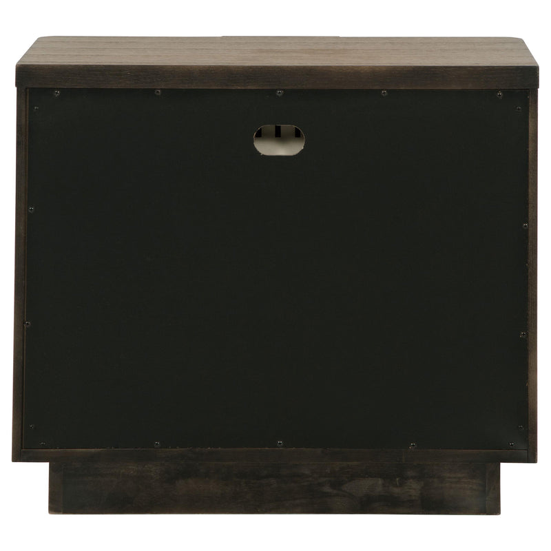 Coaster Furniture Terrace 224902 2-Drawer Nightstand Bedside Table - Ash Brown IMAGE 7