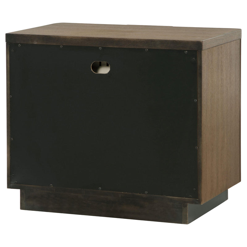 Coaster Furniture Terrace 224902 2-Drawer Nightstand Bedside Table - Ash Brown IMAGE 8