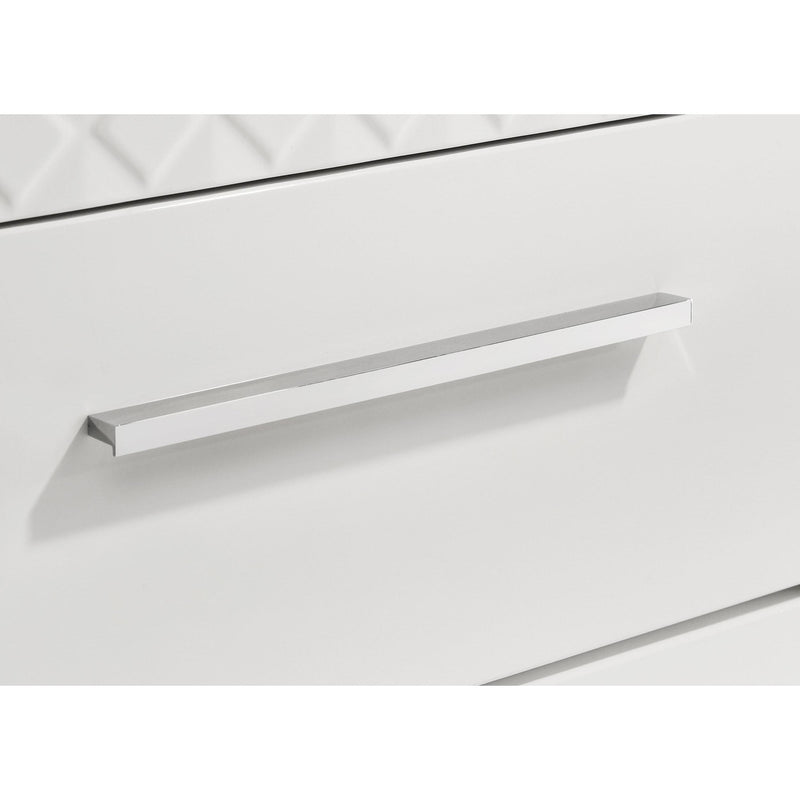 Coaster Furniture Ives 224942 2-Drawer Nightstand Bedside Table - White High Gloss IMAGE 12