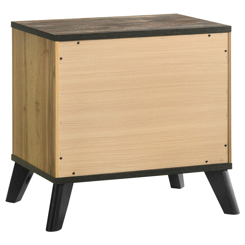 Coaster Furniture Kaywood 225002 2-Drawer Nightstand Bedside Table - Natural Pine IMAGE 4