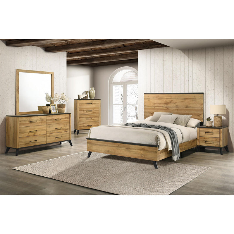 Coaster Furniture Kaywood 225002 2-Drawer Nightstand Bedside Table - Natural Pine IMAGE 8