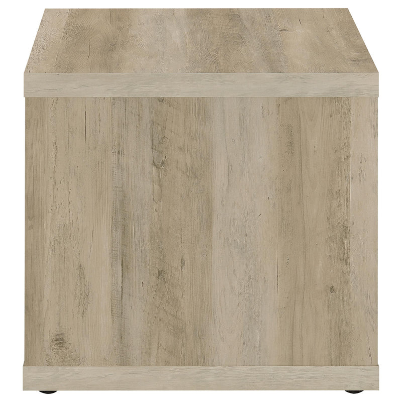 Coaster Furniture Frisco 710517 Square Engineered Wood Side End Table - Distressed Pine IMAGE 5